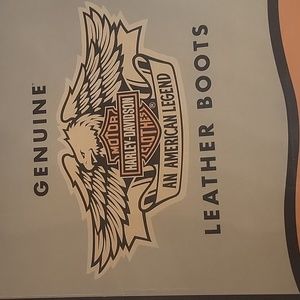 Men's black Harley boots